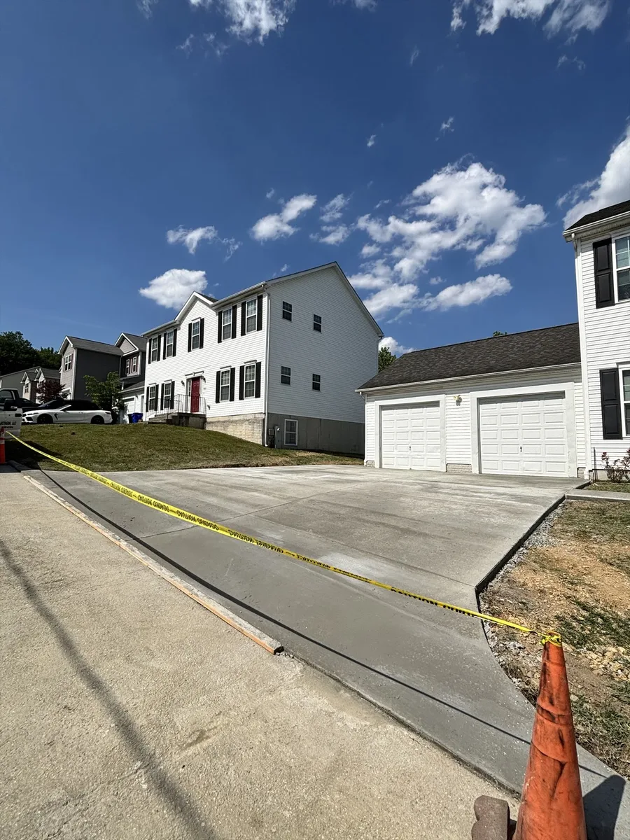 Concrete driveway replacement by Actaeon in the DC area